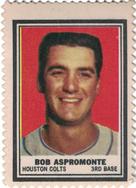 1962 Topps - Stamps #NNO Bob Aspromonte Front
