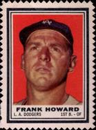 1962 Topps - Stamps #NNO Frank Howard Front