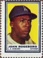 1962 Topps - Stamps #NNO John Roseboro Front