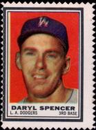 1962 Topps - Stamps #NNO Daryl Spencer Front