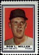 1962 Topps - Stamps #NNO Bob L. Miller Front