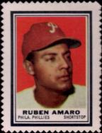 1962 Topps - Stamps #NNO Ruben Amaro Front