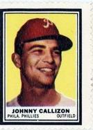 1962 Topps - Stamps #NNO Johnny Callison Front