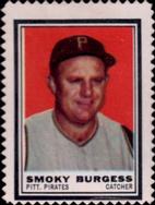 1962 Topps - Stamps #NNO Smoky Burgess Front
