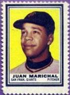1962 Topps - Stamps #NNO Juan Marichal Front