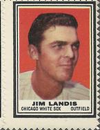 1962 Topps - Stamps #NNO Jim Landis Front