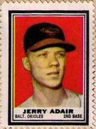 1962 Topps - Stamps #NNO Jerry Adair Front