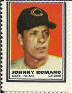 1962 Topps - Stamps #NNO Johnny Romano Front