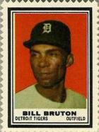 1962 Topps - Stamps #NNO Bill Bruton Front