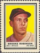 1962 Topps - Stamps #NNO Brooks Robinson Front