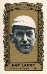1963 Bazooka All-Time Greats - Silver #8 Nap Lajoie Front