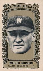 1963 Bazooka All-Time Greats - Silver #12 Walter Johnson Front
