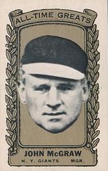 1963 Bazooka All-Time Greats - Silver #20 John McGraw Front