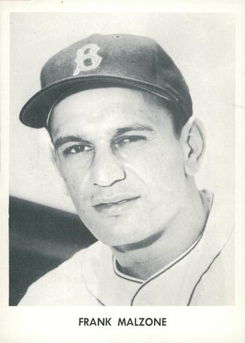 1958 Jay Publishing Boston Red Sox Set B #NNO Frank Malzone Front