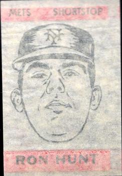 1965 Topps - Transfers #NNO Ron Hunt Back