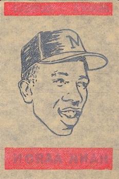 1965 Topps - Transfers #NNO Hank Aaron Front