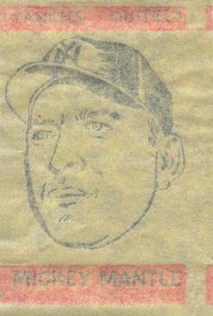 1965 Topps - Transfers #NNO Mickey Mantle Back