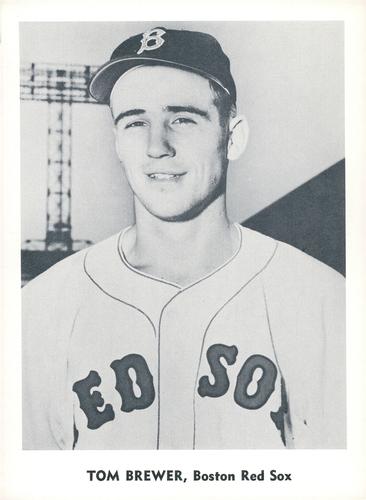 1959 Jay Publishing Boston Red Sox Set B #NNO Tom Brewer Front