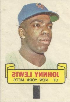1966 Topps - Rub-Offs #NNO Johnny Lewis Front
