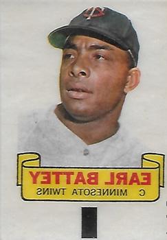 1966 Topps - Rub-Offs #NNO Earl Battey Front
