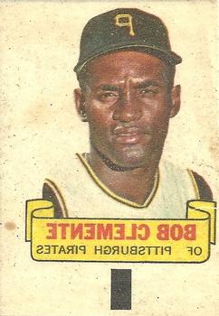 1966 Topps - Rub-Offs #NNO Bob Clemente Front