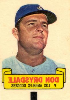 1966 Topps - Rub-Offs #NNO Don Drysdale Front