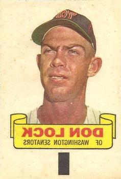1966 Topps - Rub-Offs #NNO Don Lock Front