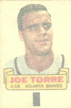 1966 Topps - Rub-Offs #NNO Joe Torre Back