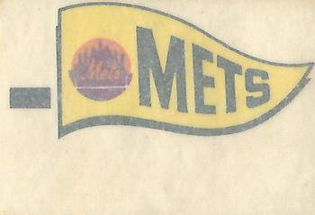 1966 Topps - Rub-Offs #NNO New York Mets Back