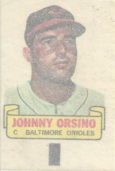 1966 Topps - Rub-Offs #NNO Johnny Orsino Back
