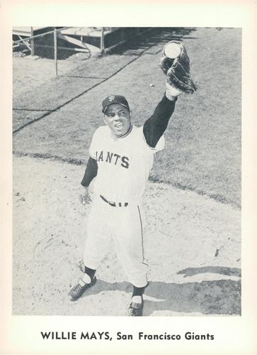 1960 Jay Publishing San Francisco Giants #NNO Willie Mays Front