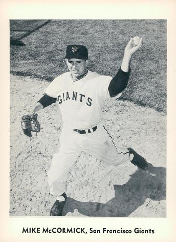 1960 Jay Publishing San Francisco Giants #NNO Mike McCormick Front