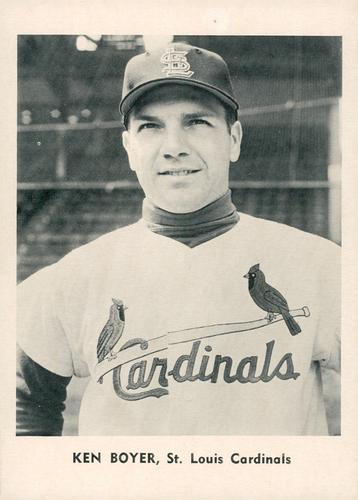 1961 Jay Publishing St. Louis Cardinals #NNO Ken Boyer Front