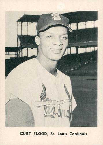 1961 Jay Publishing St. Louis Cardinals #NNO Curt Flood Front