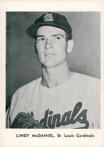 1961 Jay Publishing St. Louis Cardinals #NNO Lindy McDaniel Front