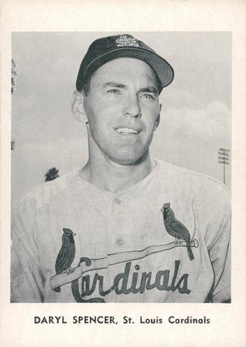 1961 Jay Publishing St. Louis Cardinals #NNO Daryl Spencer Front