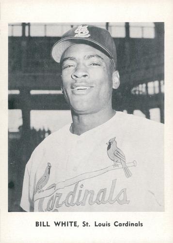 1961 Jay Publishing St. Louis Cardinals #NNO Bill White Front