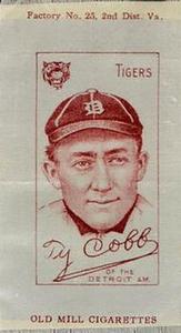 1911 S74 Silks (Colored) #NNO Ty Cobb Front