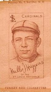 1911 S74 Silks (Colored) #NNO Miller Huggins Front