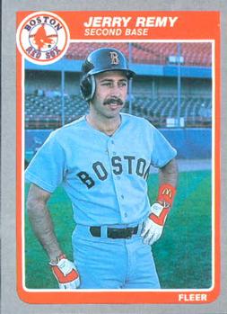 1985 Fleer #167 Jerry Remy Front
