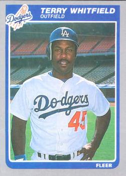 1985 Fleer #389 Terry Whitfield Front