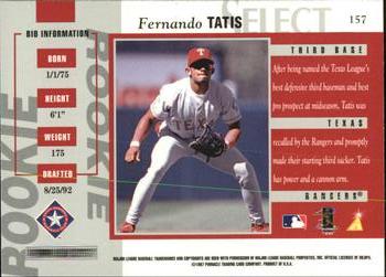 1997 Select #157 Fernando Tatis Back