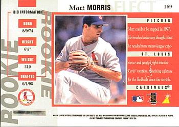 1997 Select #169 Matt Morris Back