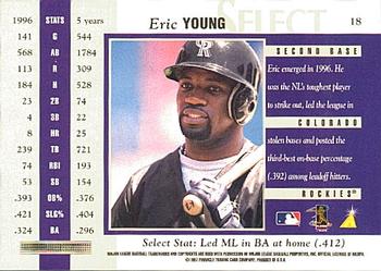 1997 Select #18 Eric Young Back