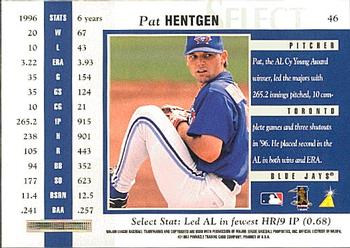 1997 Select #46 Pat Hentgen Back