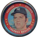 1971 Topps - Coins #118 Thurman Munson Front