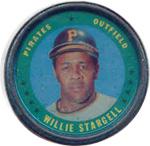 1971 Topps - Coins #123 Willie Stargell Front