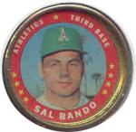 1971 Topps - Coins #132 Sal Bando Front