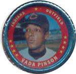 1971 Topps - Coins #18 Vada Pinson Front