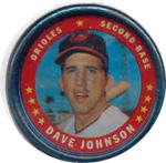 1971 Topps - Coins #2 Dave Johnson Front